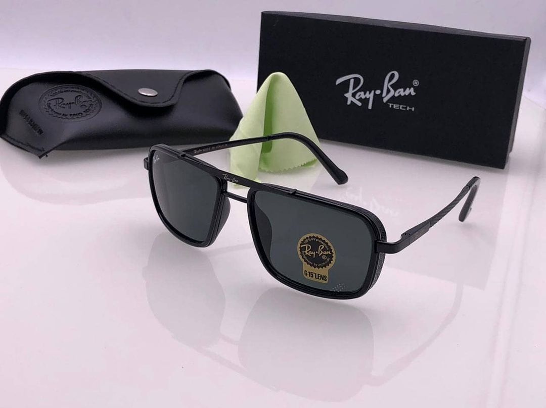 RAY-BAN New Modern Stylish Addition Shaded Green & Gold 4413 Oval Sunglass For Unisex