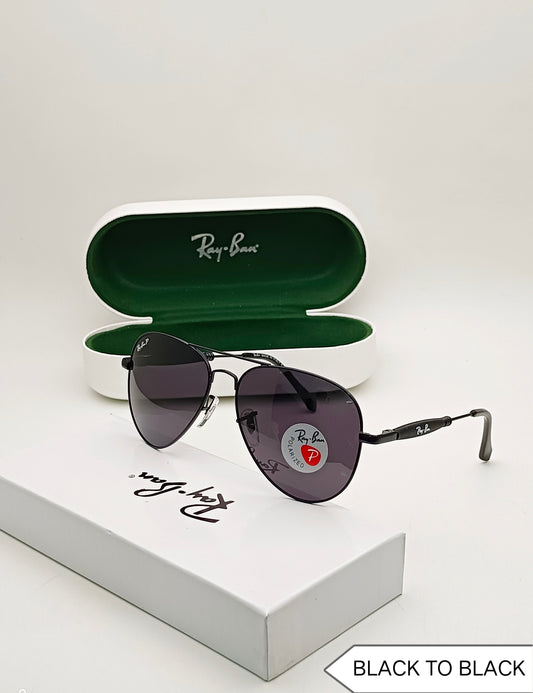 RAY-BAN New Modern Stylish Addition Shaded Black & Black 3517 Oval Sunglass For Unisex