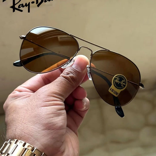 New Stylish Branded Stop Ray With 100% UV Ban Aviator 3026 Fancy Men & Women Sunglass