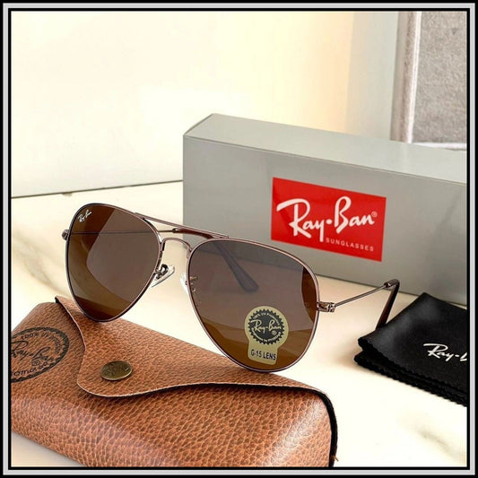 RAY-BAN Brown & Brown ( 3026 ) New 26-mm Men's Sunglasses.